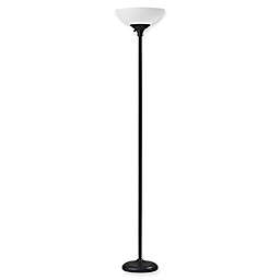 Adesso® Glenn 2-Light Floor Lamp in Black