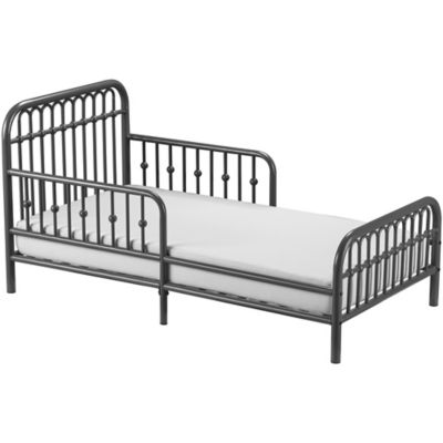 black toddler bed