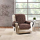 Alternate image 2 for Sure Fit&reg; Quilted Pet Recliner Cover in Chocolate