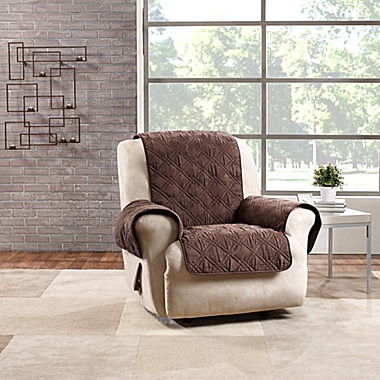 Sure Fit&reg; Quilted Pet Recliner Cover in Chocolate. View a larger version of this product image.