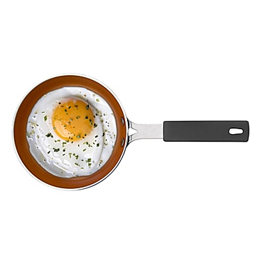 Gotham&trade; Steel Nonstick 5.5-Inch Aluminum Mini Egg Pan in Copper. View a larger version of this product image.