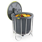 Polder&reg; 1-Gallon Kitchen Compost Bucket in Grey