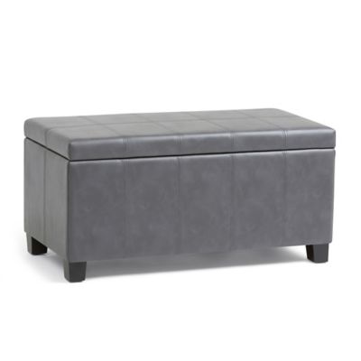 Simpli Home Dover Storage Ottoman Bench