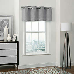 Quinn 100% Blackout Window Valance in Gray