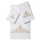 Alternate image 0 for Linum Home Textiles Scarlet Embellished 3-Piece Bath Towel Set  in White