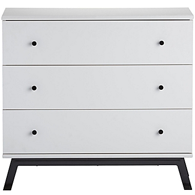 Little Seeds Rowan Valley Lark Urban 3-Drawer Dresser in White. View a larger version of this product image.