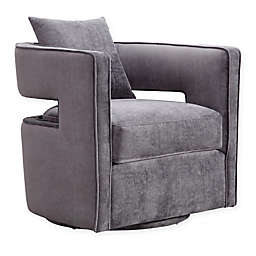 TOV Furniture Velvet Swivel Kennedy Chair