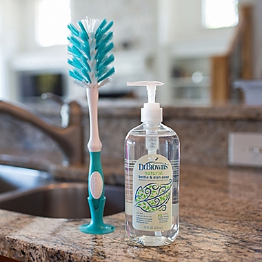 Dr. Brown&#39;s&reg; Deluxe Bottle Brush in Aqua. View a larger version of this product image.