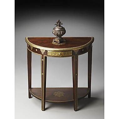 Butler Specialty Company Ranthor Demilune Console Table in Dark Brown. View a larger version of this product image.