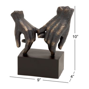 Ridge Road D&eacute;cor Holding Hands Sculpture. View a larger version of this product image.