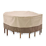 Classic Accessories&reg; Veranda Small Round Table and Chair Set Cover in Natural/Brown