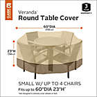 Alternate image 3 for Classic Accessories&reg; Veranda Small Round Table and Chair Set Cover in Natural/Brown