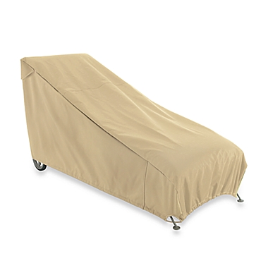 Classic Accessories Terrazzo Chaise Lounge Cover in Sand. View a larger version of this product image.