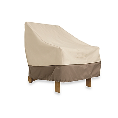 Classic Accessories&reg; Veranda Lounge Chair Cover in Pebble. View a larger version of this product image.
