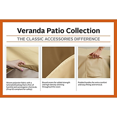 Classic Accessories&reg; Veranda Canopy Swing Cover. View a larger version of this product image.