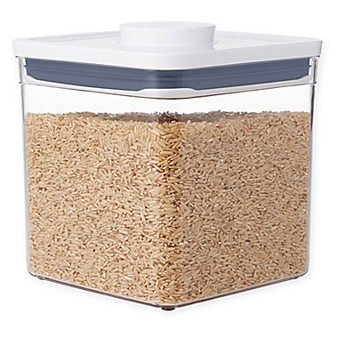 OXO Good Grips&reg; POP 2.8 qt. Square Short Food Storage Container. View a larger version of this product image.