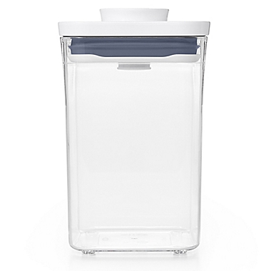 OXO Good Grips&reg; POP 1.1 qt. Square Short Food Storage Container. View a larger version of this product image.
