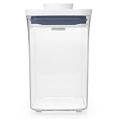 OXO Good Grips&reg; POP 1.7 qt. Rectangular Short Food Storage Container. View a larger version of this product image.