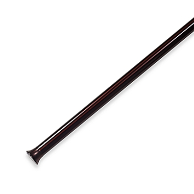 Umbra&reg; 24-Inch - 36-Inch Drapery Tension Rod in Bronze. View a larger version of this product image.
