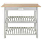 Alternate image 5 for Casual Home Kitchen Island in White
