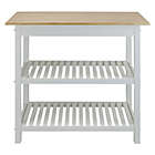 Alternate image 8 for Casual Home Kitchen Island in White
