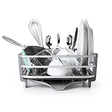 OXO Good Grips&reg; Aluminum Dish Rack. View a larger version of this product image.
