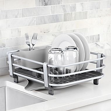 OXO Good Grips&reg; Aluminum Dish Rack. View a larger version of this product image.