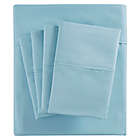 Alternate image 1 for Madison Park Hotel 800-Thread-Count Cotton  Rich Queen Sheet Set in Aqua