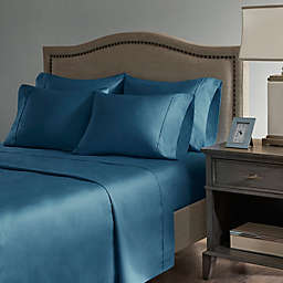 Madison Park Hotel 800-Thread-Count Cotton  Rich Queen Sheet Set in Teal