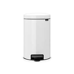 Brabantia® newIcon 12-Liter Step-On Trash Can in White