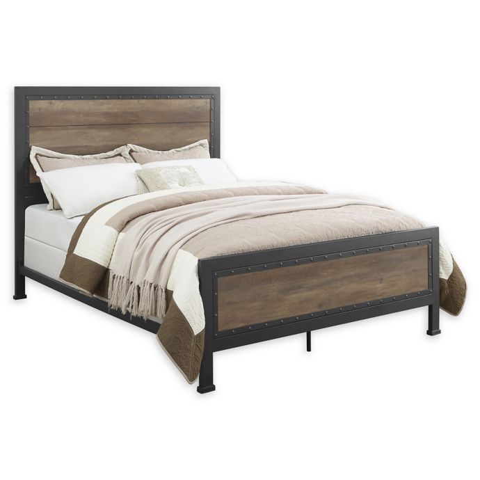 Forest Gate Holter Industrial Modern Queen Bed Bed Bath Beyond