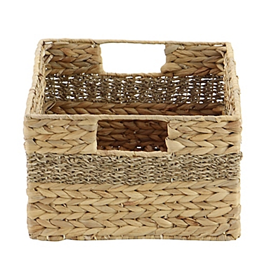 Ridge Road D&eacute;cor 4-Piece Braided/Woven Seagrass Basket Set. View a larger version of this product image.