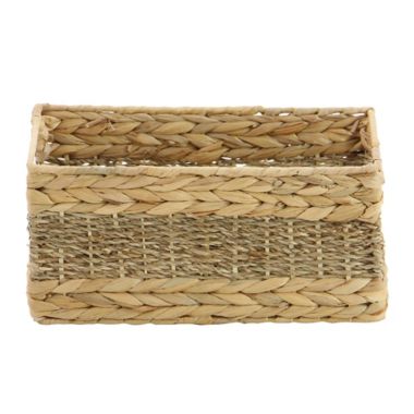 Ridge Road D&eacute;cor 4-Piece Braided/Woven Seagrass Basket Set. View a larger version of this product image.