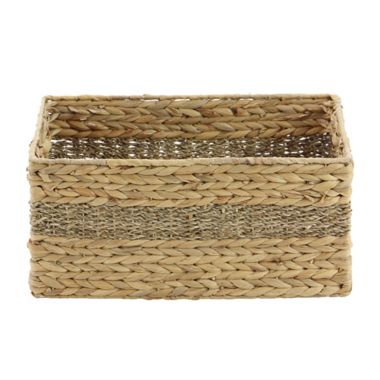 Ridge Road D&eacute;cor 4-Piece Braided/Woven Seagrass Basket Set. View a larger version of this product image.