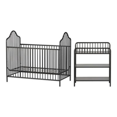 baby cot and changing table set