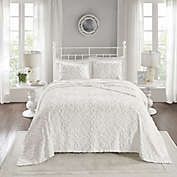 Madison Park&trade; Sabrina 3-Piece Bedspread Set in White