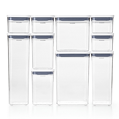 OXO Good Grips&reg; POP 10-Piece Food Storage Container Set. View a larger version of this product image.