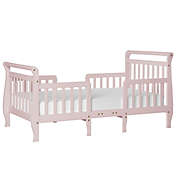 Dream On Me Emma 3-in-1 Convertible Toddler Bed in Blush