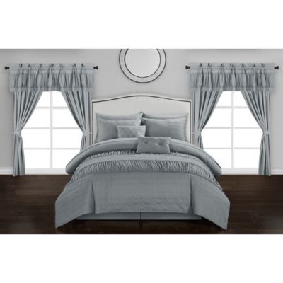 Comforter Set With Curtains Bed Bath, Twin Bed Comforter Sets With Matching Curtains