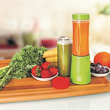 Euro Cuisine&reg; Mini Mixx Personal Blender Set in Green. View a larger version of this product image.