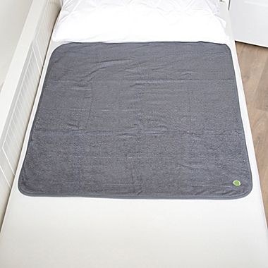 PeapodMats Medium Waterproof Bedwetting/Incontinence Mat in Grey. View a larger version of this product image.