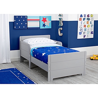 Delta Children MySize Toddler Bed in Grey. View a larger version of this product image.