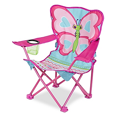Melissa &amp; Doug&reg; Cutie Pie Butterfly Camp Chair. View a larger version of this product image.