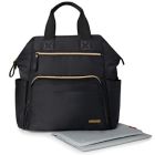 Alternate image 3 for SKIP*HOP&reg; Mainframe Wide Open Backpack Diaper Bag in Black