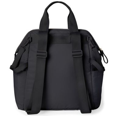 SKIP*HOP&reg; Mainframe Wide Open Backpack Diaper Bag in Black. View a larger version of this product image.