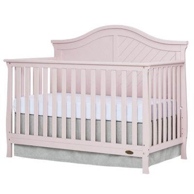 Dream On Me Kaylin 4-in-1 Convertible Crib in Blush