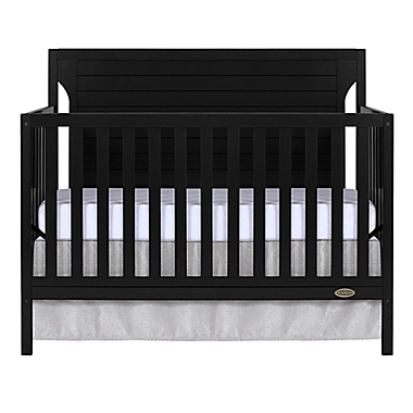 Dream On Me Cape Cod 5 in 1 Convertible Crib in Black. View a larger version of this product image.