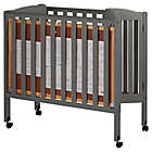 Alternate image 6 for Dream On Me 3-in-1 Folding Portable Mini Crib in Steel Grey