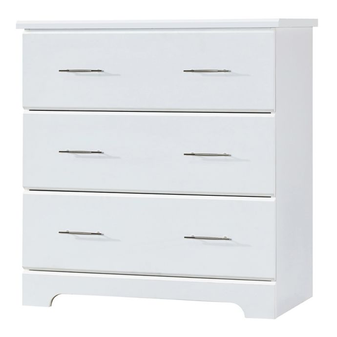 Storkcraft Brookside 3-Drawer Chest in White | Bed Bath & Beyond