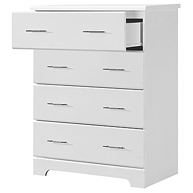 Storkcraft Brookside 4-Drawer Chest in White. View a larger version of this product image.